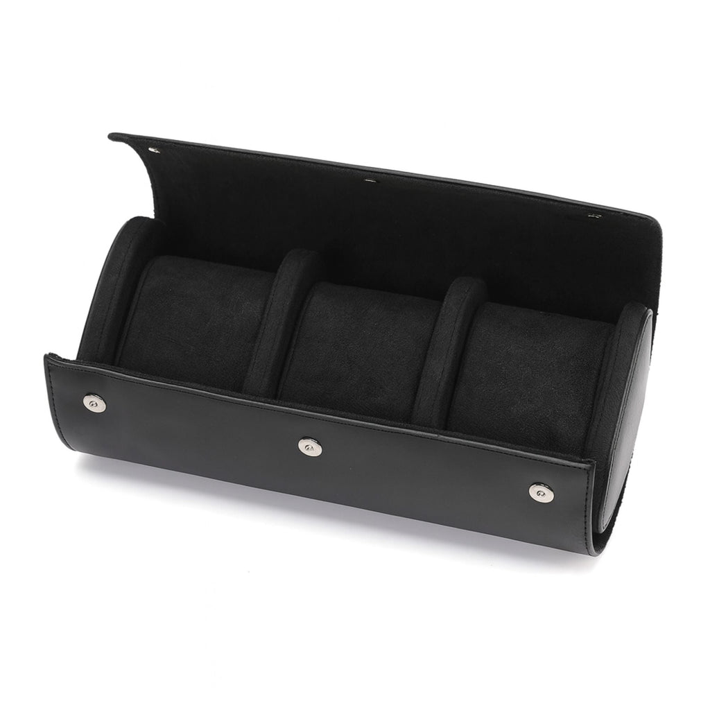 Premium Brown Leather Case - 3 Slots